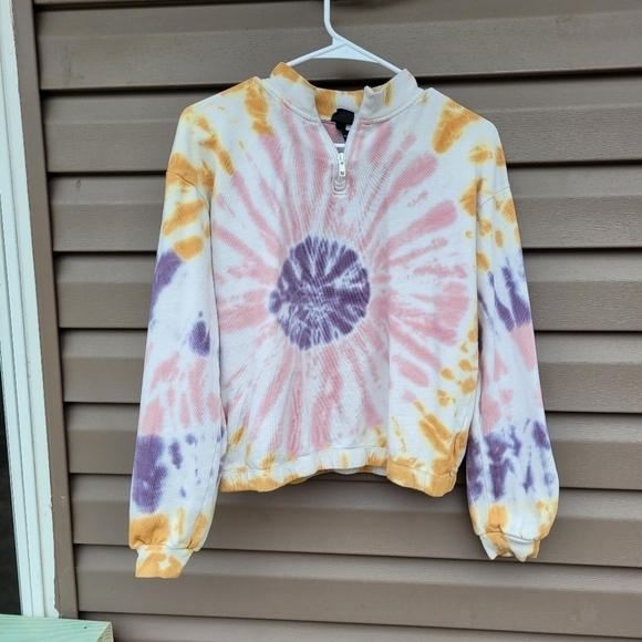 Art Class Girls Tie Dye Pullover - Picture 1 of 4